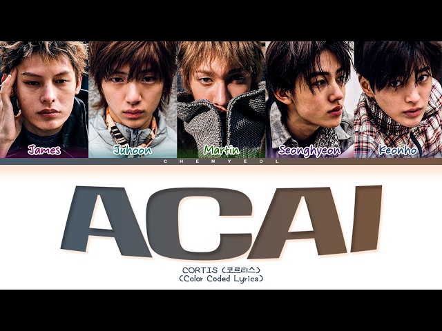 CORTIS ACAI Lyrics (Color Coded Lyrics) - YouTube