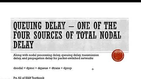 John Francis Caccamo CS 372 Queuing Delay Presentation