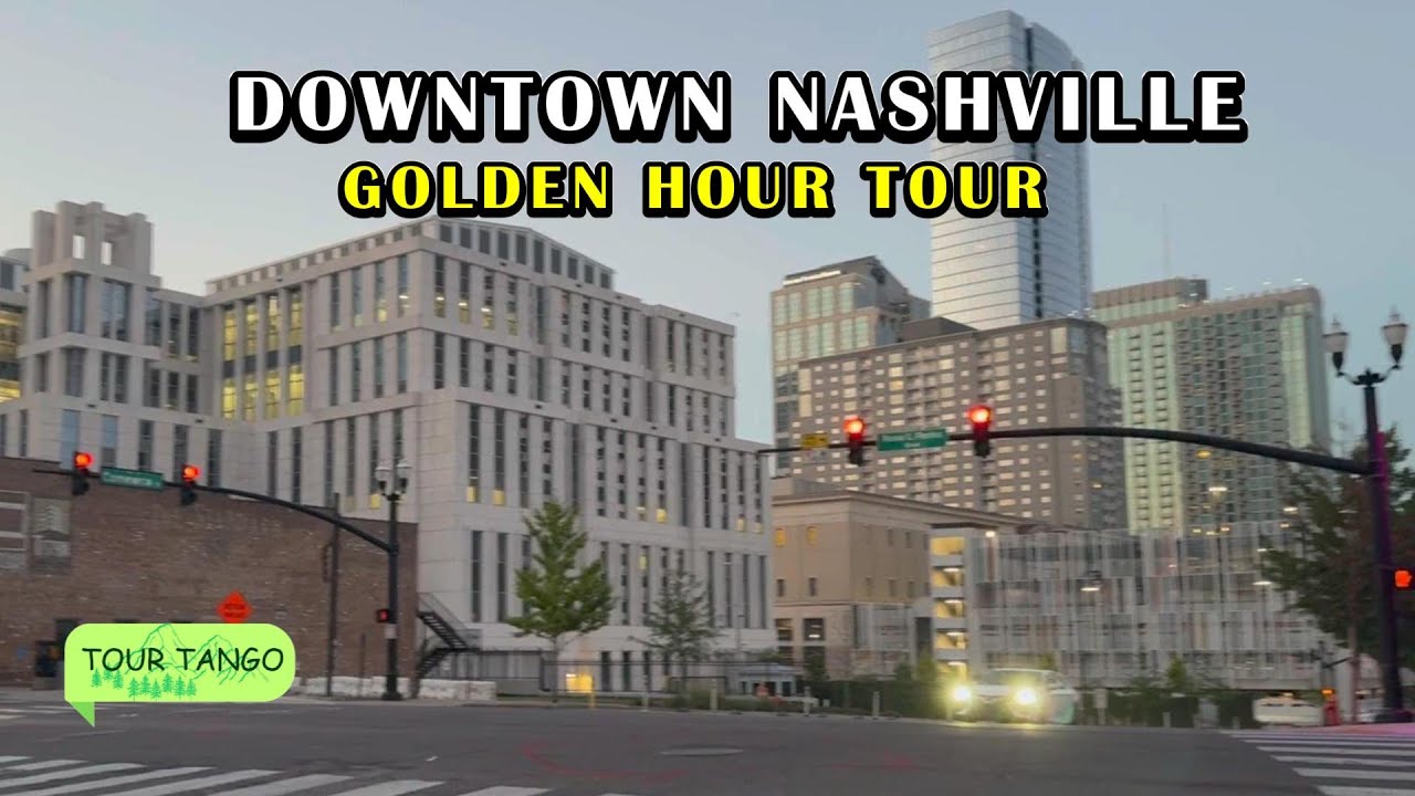 Nashville Downtown Golden Hour Walk: Music City - USA | Tour Tango