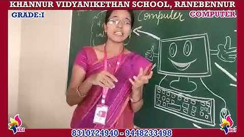 Grade I - Computer - Chapter 1 - COMPUTER - A Machine - Part 3 - 04-07-2020