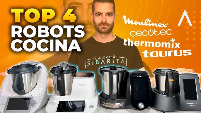 Comparativa robot cocina Thermomix, SuperCook, Moulinex Cuisine