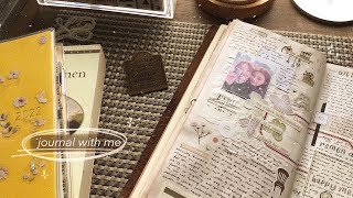 traveler's notebook journal with me – picking up where I left off