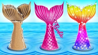 CONVIÉRTETE EN LA SIRENITA: Transformación con Trucos Únicos e Ideas Ingeniosas que Te Gustarán🧜🏻‍♀️