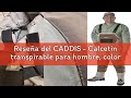Reseña del CADDIS - Calcetín transpirable para hombre, color gris pardo