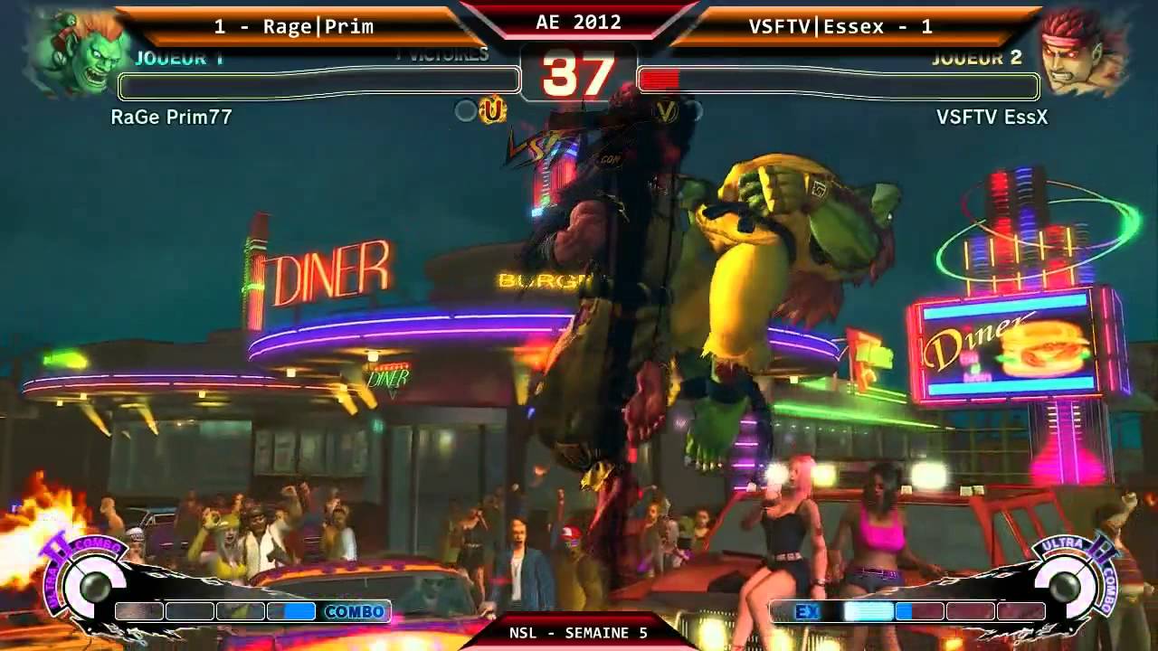 VSFTV|Essex x Rage|Prim77 - NSL R05 - SSF4 AE 2012