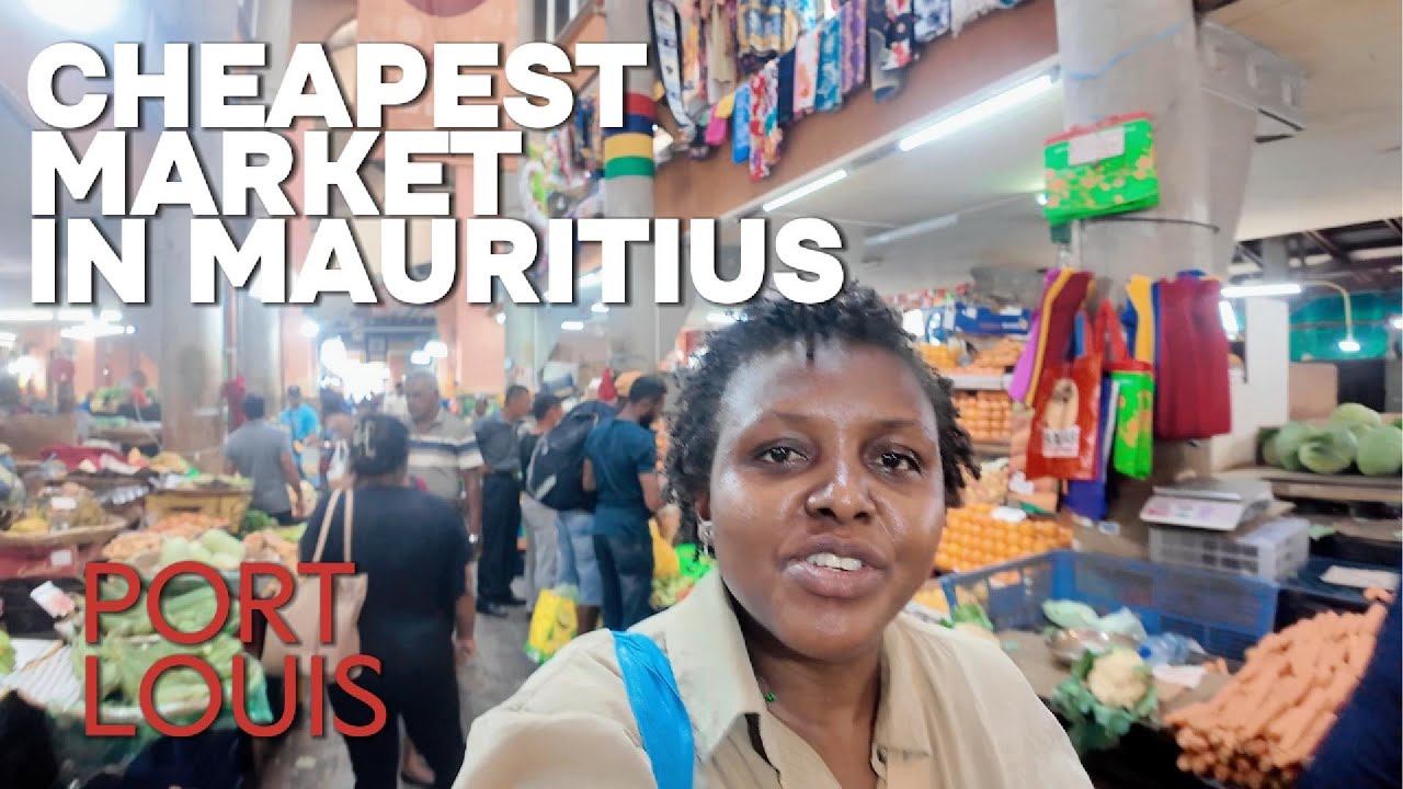 🛍️ Исследуем самый дешевый рынок в Порт-Луи, Маврикий 🇲🇺 | Местная жизнь и скрытые жемчужины!
