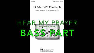 Hear My Prayer - BASS Vocal Part Track - Moses Hogan
