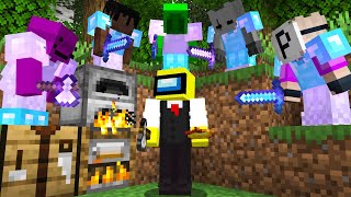 Minecraft Speedrunner VS 5 Hunters GRAND FINALE screenshot 5