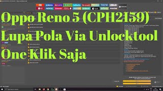 Oppo Reno 5 (cph2159) lupa pola via unlocktool#unlocktool
