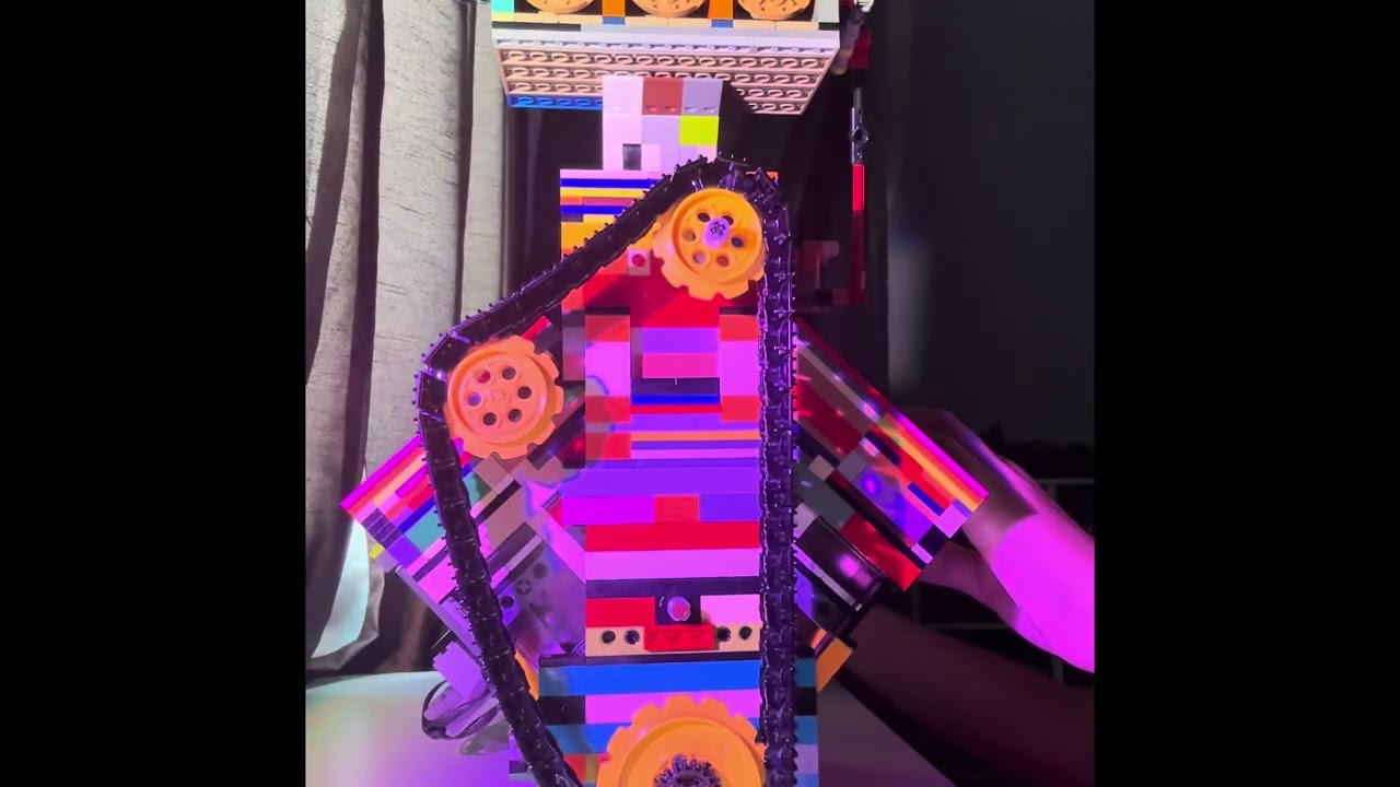 Supercharger v-8 Lego vacuum engine