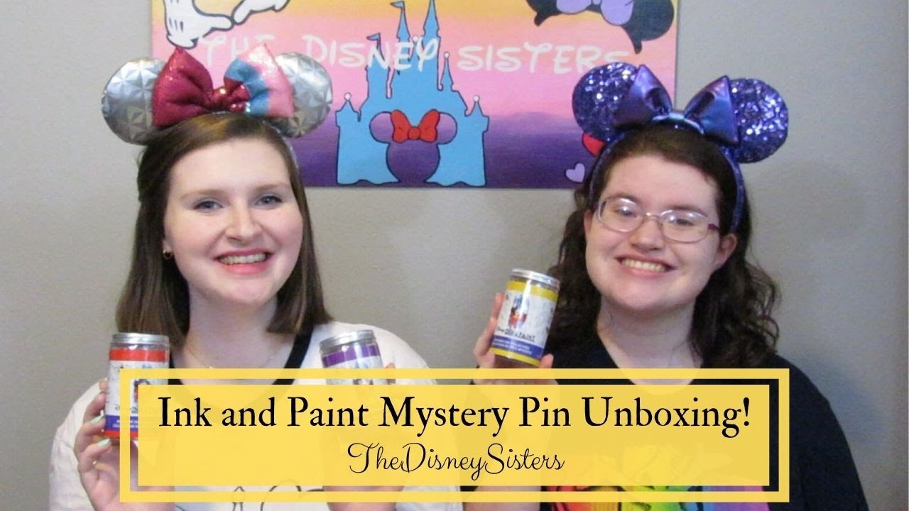 Disney Ink And Paint Mystery Pin Unboxing Thedisneysisters Youtube