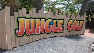 Jolly Roger Jungle Mini Golf & Rides!  Fun Saturday In Ocean City MD #rollercoasters #oceancitymd