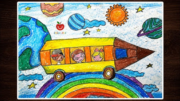 VẼ Ô TÔ MƠ ƯỚC CỦA EM | VẼ Ý TƯỞNG TRẺ THƠ |  VẼ Ý TƯỞNG TRẺ THƠ | phương tiện giao thông #smileart