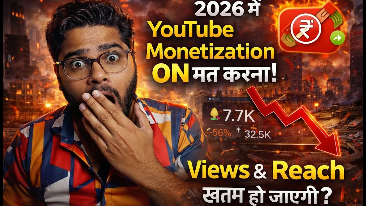 2026 में YouTube Monetization ON मत करना! | Views & Reach खत्म हो जाएगी ...