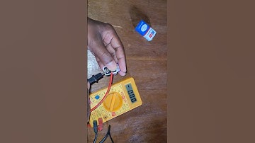 9v Battery & meter experiment | 9v battery @cactusElectronic #shorts #youtubeshorts #9vbattery