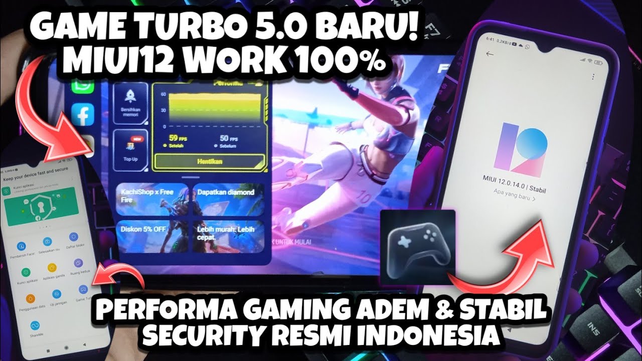 GAME TURBO TERBARU V5.0 MIUI12 RESMI INDONESIA‼️SECURITY V7.4.2 STABIL UNTUK GAMING YouTube