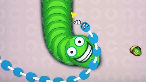 #GamerDil Worms Zone io Android Gameplay Big Snake 🐍 Kill