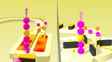 Stack Rider ☀️🔥👩‍❤️‍👨 MAX LEVELS!! All Levels Gameplay Walkthrough Android, iOS NEW UPDATE