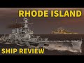 Rhode island  new t10 american battleship  world of warships