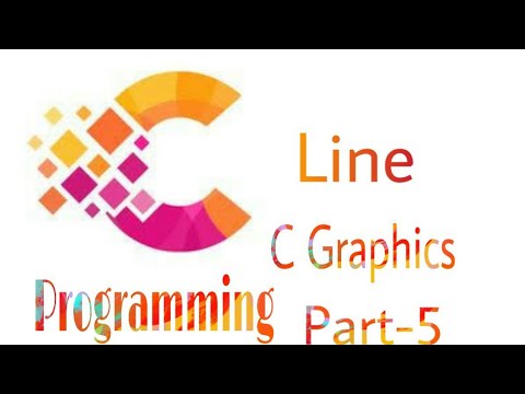 How to draw Line in C graphics part-5, line in c graphics ,line ...