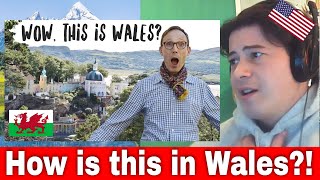 American Reacts PORTMEIRION  A PLACE YOU WOULD NEVER EXPECT TO FIND IN WALES