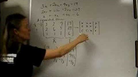 ECE 6340 Lecture 5.1:  Gaussian Elimination