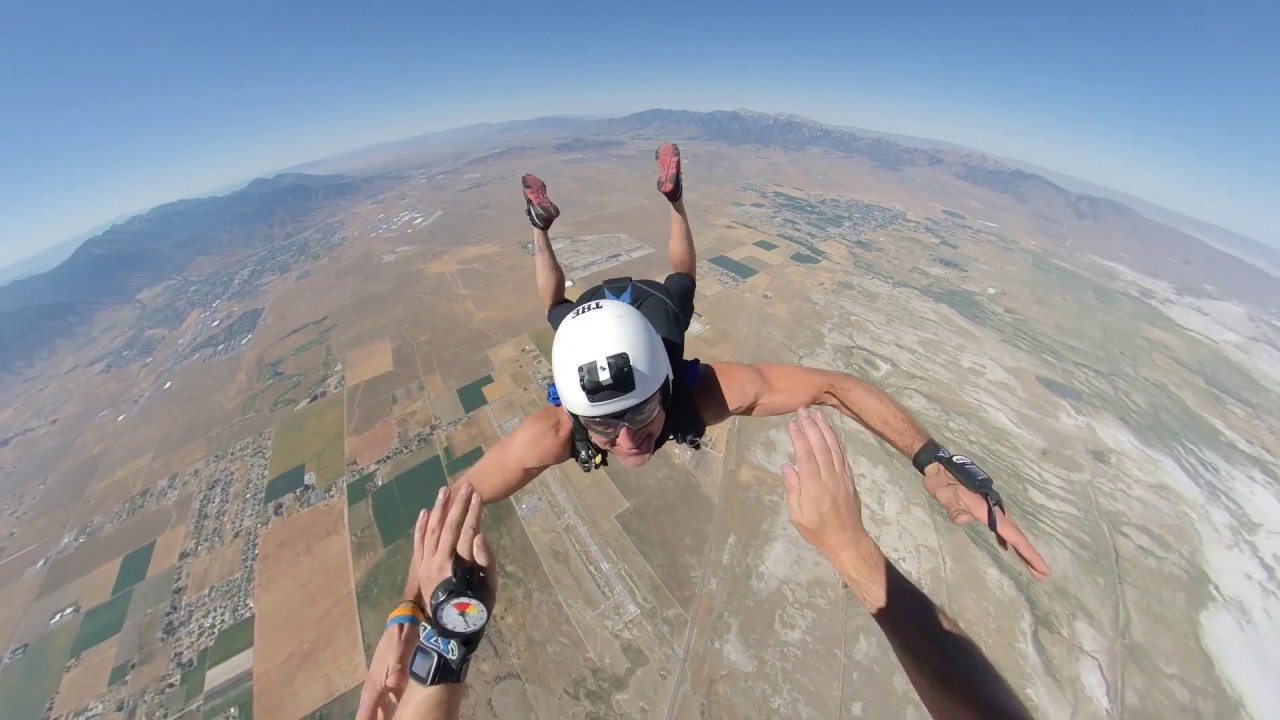 Skydive Utah (354) 2Way Belly YouTube