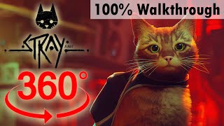 360° VR | Stray | FULL GAME - Walkthrough, Gameplay, No Commentary, 4K
