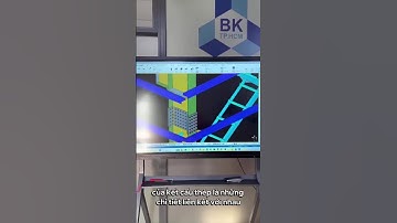 Mô hình BIM kết cấu thép cực xịn của công trình gồm 27 nhịp