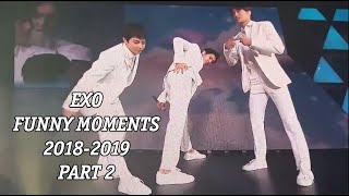 EXO FUNNY MOMENTS 2018 - 2019 PART 2 (7YEARS WITH EXO)