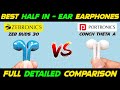 Zebronics zeb buds 30 vs Portronics conch theta A ⚡⚡| Best earphones under 300 rs 2025 | Teche vivek