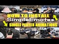 How To Install SimpleEmotes For LSPDFR | FiveM Animations/Emotes For SP | GTA 5 Mods