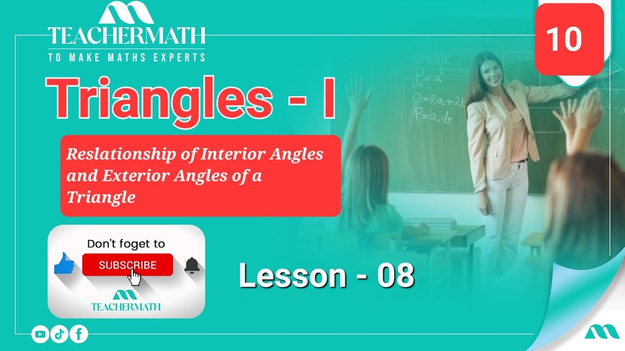 Grade 10 Triangles I englishmediummaths winteachermath YouTube