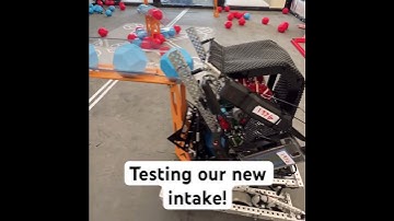 Testing our new intake! #engineering #vex #vexroboticscompetition #vexrobotics #robot