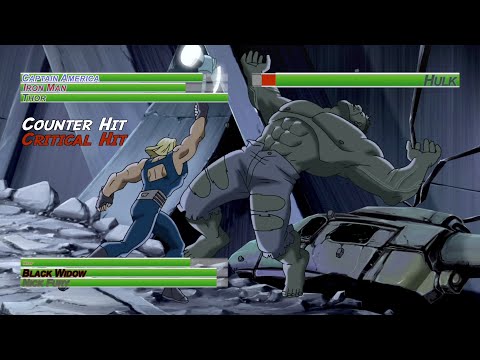 The Avengers vs Hulk...with healthbars...10 Year Anniversary Special