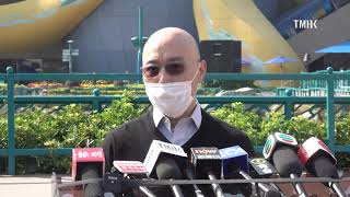 20210218 海洋公園管理及演藝執行總監吳守堅見記者