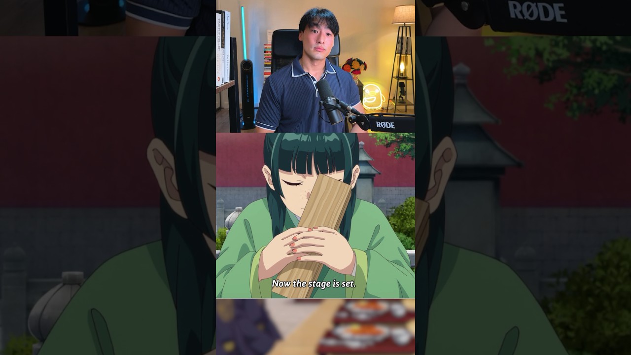 She’s getting ready to attack! #anime #mentalhealth #animereaction #apothecarydiariesreaction