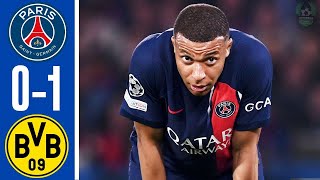 Psg Vs Borussia Dortmund 0-1 - All Goals & Highlights - Champions League 2024