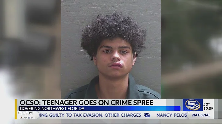 VIDEO: Teenager arrested after chase with stolen car, loaded guns