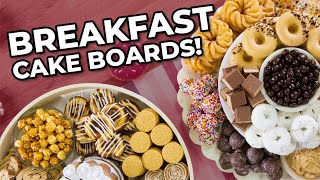 Donuts, Cinnamon Rolls And More! GIANT Breakfast Desserts Board! | How To Cake It