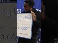 CSUN Freshmen Reacts to Winning $1000 😱