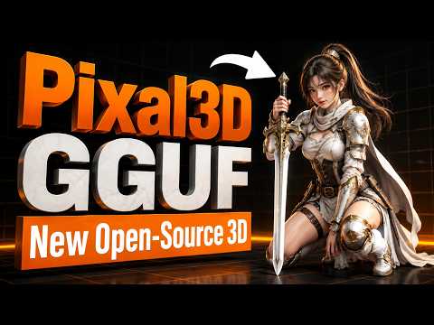 Pixal3D GGUF in ComfyUI — Image to 3D with Only 6GB VRAM!