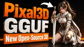 Pixal3D GGUF in ComfyUI — Image to 3D with Only 6GB VRAM!