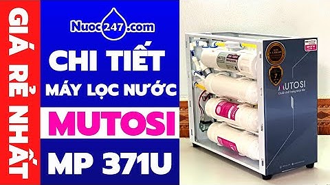 MUTOSI MP371U - MP390U Máy lọc nước  #Mutosi CÓ TỐT KHÔNG Cho Tủ Bếp Nhỏ Gọn ✅ Đánh Giá Chi Tiết