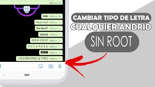 CAMBIAR FUENTE EN ANDROID I SIN ROOT I cambiar la tipología de letra 2020 screenshot 5