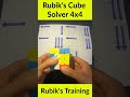 How to solve a 4x4 rubiks cube solve  rubiks training
