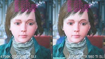 Skylake 6700K Vs 4790K GTX 980 TI SLI Assassin