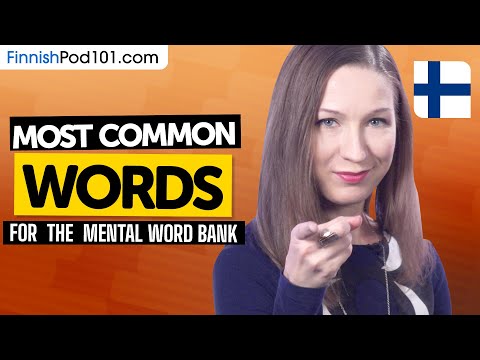 Vocabulary Drills! 500 Most Common Words in Finnish!