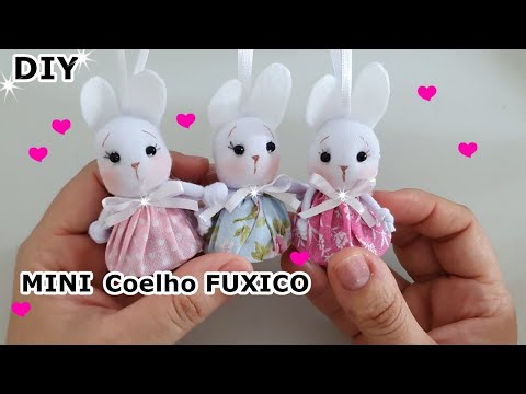MINI COELHA artesanato fácil para fazer e vender em casa!ganhe uma renda extra 💸🤑