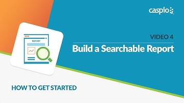 Getting Started With Caspio / Part 4 of 5 / Building a Searchable Report